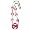 20 Jaar Verkeersbord Ketting