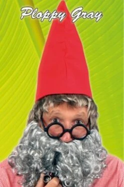 Baard Grijs Krul Kabouter Plop