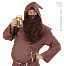 Baard Monnik/Piraat Bruin -Pruikentopper Exporteren Winkel baard monnik piraat bruin 2