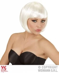 Boblijn Pruik Wit