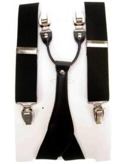 Bretel Luxe Zwart Met Leder