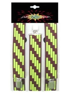 Bretels Blokjes Bruin/geel