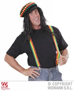 Bretels Jamaica/carnaval -Pruikentopper Exporteren Winkel bretels jamaica carnaval 2