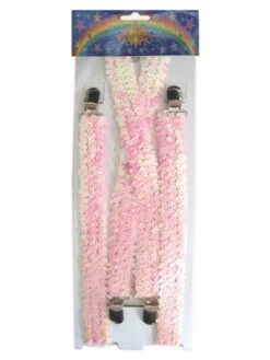 Bretels Pailletten Roze