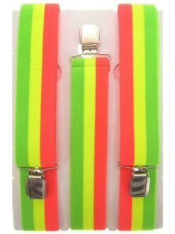 Bretels Rainbow Fluor