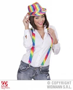 Bretels Regenboog -Pruikentopper Exporteren Winkel bretels regenboog 2