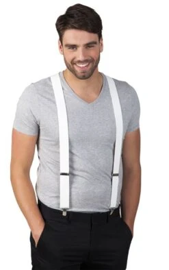 Bretels Wit -Pruikentopper Exporteren Winkel bretels wit 2