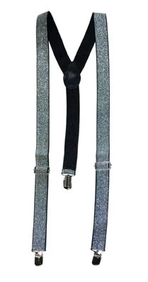 Bretels Zilver Glitter