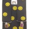 Bretels Zwart Met Smileys