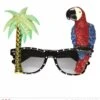 Bril Papegaai En Palmboom
