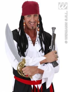 Carribische Piratenpruik Met Bandana