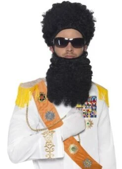 Dictator Set - Pruik, Baard, Bril