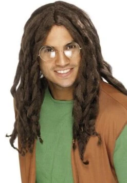 Dreadlock Pruik Bruin