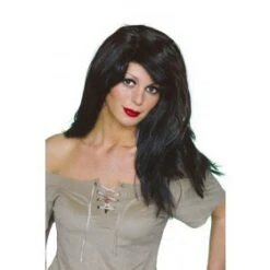Gigi Pruik Lang + Scheiding Zwart