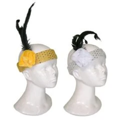 Haarband Met Veer En Bloem