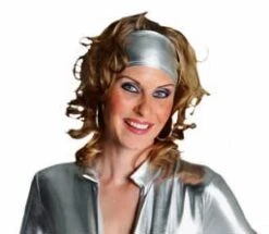 Haarband Stretch Zilver