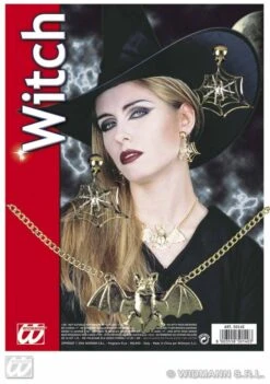 Heksen Set Ketting Met Oorbellen