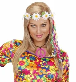 Hippie Set Oorbellen En Ketting Neon Kleuren -Pruikentopper Exporteren Winkel hippie set oorbellen en ketting neon kleuren 2