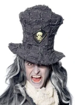 Hoed Doodgraver Met Schedel Embleem