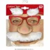 Kerstmanbril + Snor + Wenkbrauwen