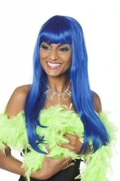 Lange Bobline De Luxe Blauw