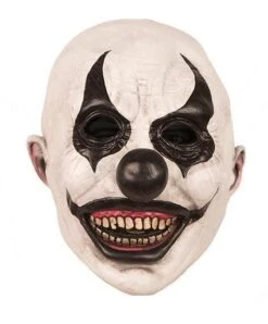Masker Horror Clown Zwart Wit