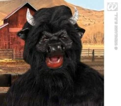 Masker Stier Met Pluche Haar