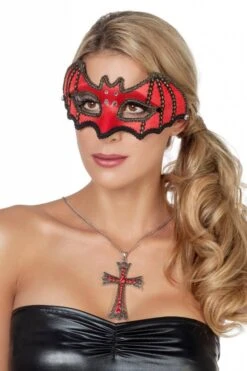 Masker Vleermuis Rood
