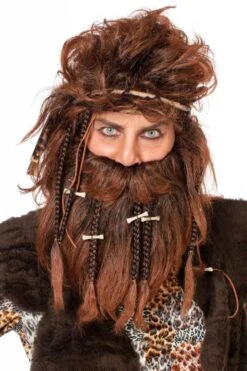 Oerman Pruik Met Baard