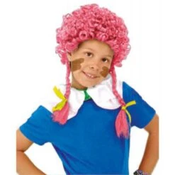 Pieten Pruik Met Roze Vlechtjes Kind