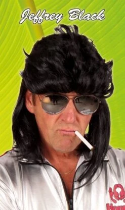 Pruik Aso Jeffrey Zwart