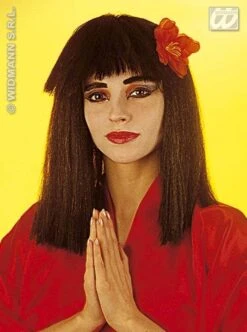 Pruik Chineese Met Bloem