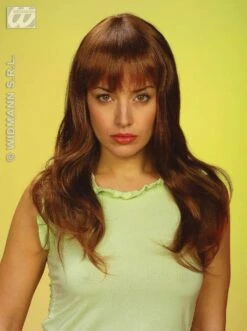 Pruik Christelle Bruin