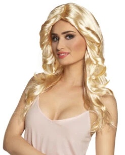 Pruik Disco Doll Blond