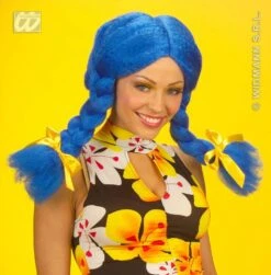 Pruik Dolly Blauw