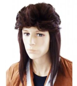 Pruik Donkerbruin New Look Melvin