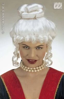 Pruik Gravin Jolanda Wit