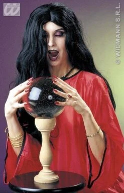 Pruik Heks Amelia Zwart