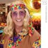 Pruik Hippie Blond Kukka