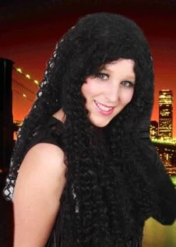 Pruik Katja Zwart Lang