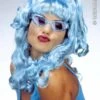Pruik Kelly Blauw