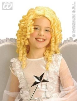 Pruik Krul Engel Kind
