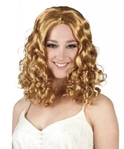 Pruik Lang Haar Krul Bibi