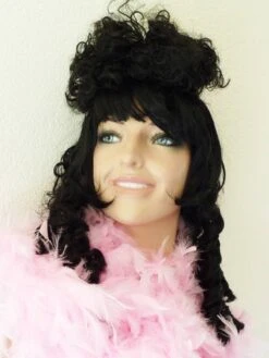 Pruik Lang Haar Zwart New Look Kiki