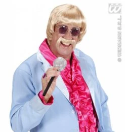 Uitgelichte producten 9 Pruik Met Snor En Bril 60's Blond
