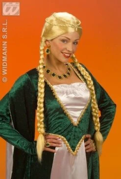 Pruik Middeleeuwse Koningin