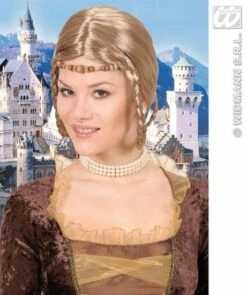 Pruik Middeleeuwse Prinses