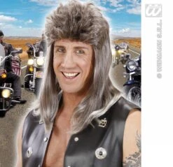 Pruik Mullet
