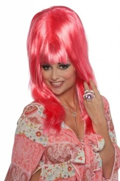 Pruik Peggy Roze