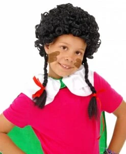 Pruik Piet Met Vlechtjes